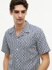 Tommy Hilfiger - Áo Sơ Mi Nam Regular Linen Blend Print Short Sleeve Shirt