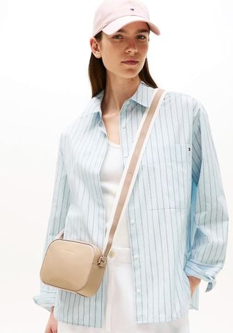Tommy Hilfiger - Túi đeo chéo nữ Logo Webbing Strap Camera Bag