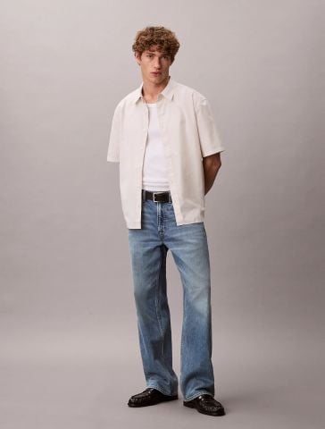 Calvin Klein - Áo Sơ Mi Nam Solid Poplin Boxy Relaxed Fit - 4