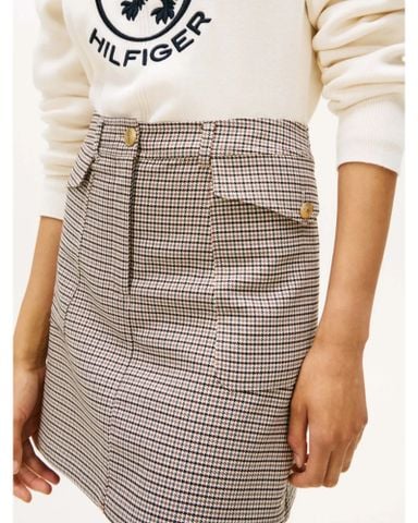 Tommy Hilfiger - Váy nữ Patterned Mini Skirt - 2