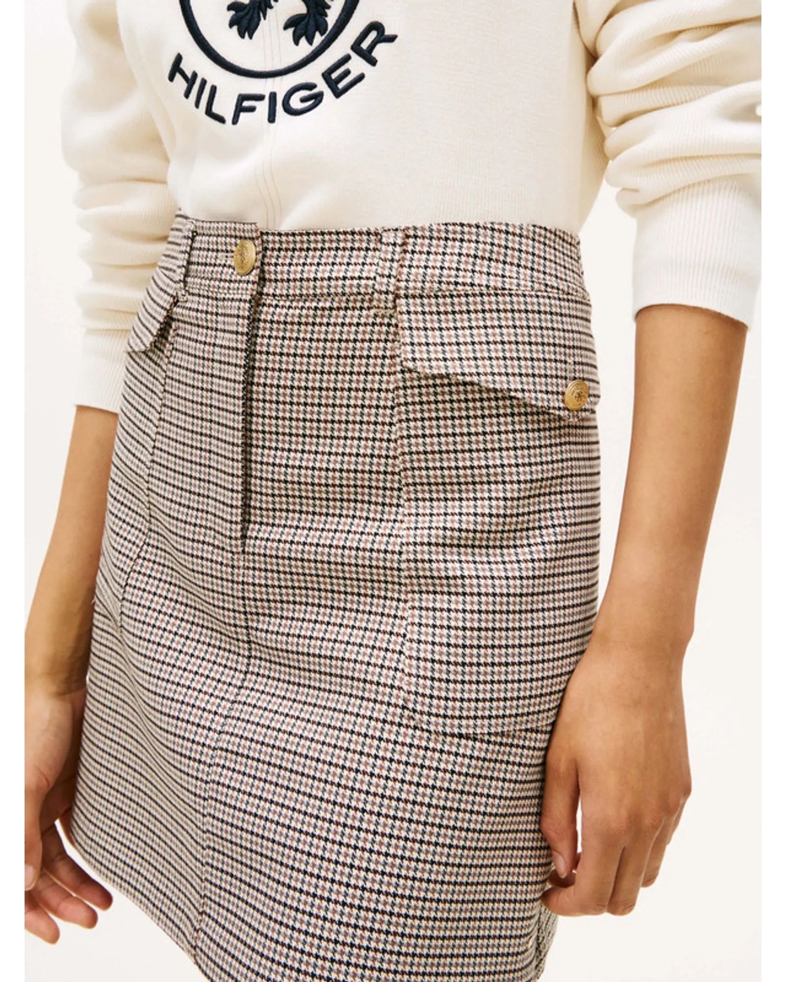 Tommy Hilfiger - Váy nữ Patterned Mini Skirt