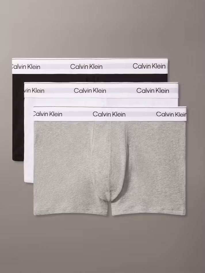 Calvin Klein - Bộ 3 quần lót nam Icon Cotton Stretch 3 Pack Trunks