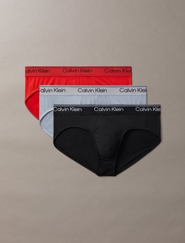 Calvin Klein - Bộ 3 quần lót nam 3 Pack Hip Briefs - Microfibre Stretch