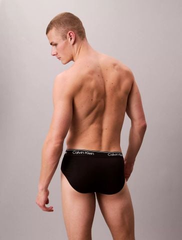 Calvin Klein - Bộ 3 quần lót nam Microfiber Stretch 3-Pack Hip Brief - 4