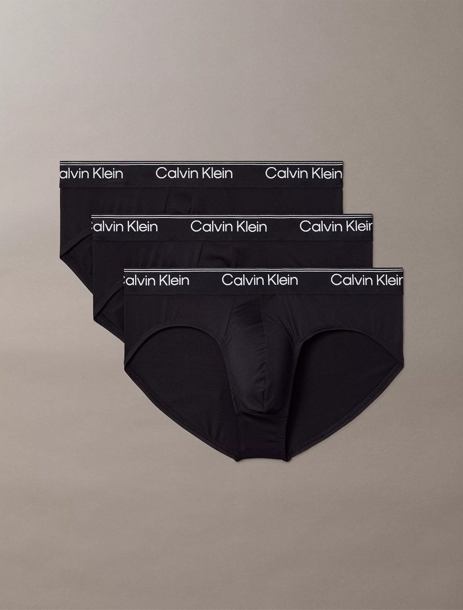 Calvin Klein - Bộ 3 quần lót nam Microfiber Stretch 3-Pack Hip Brief