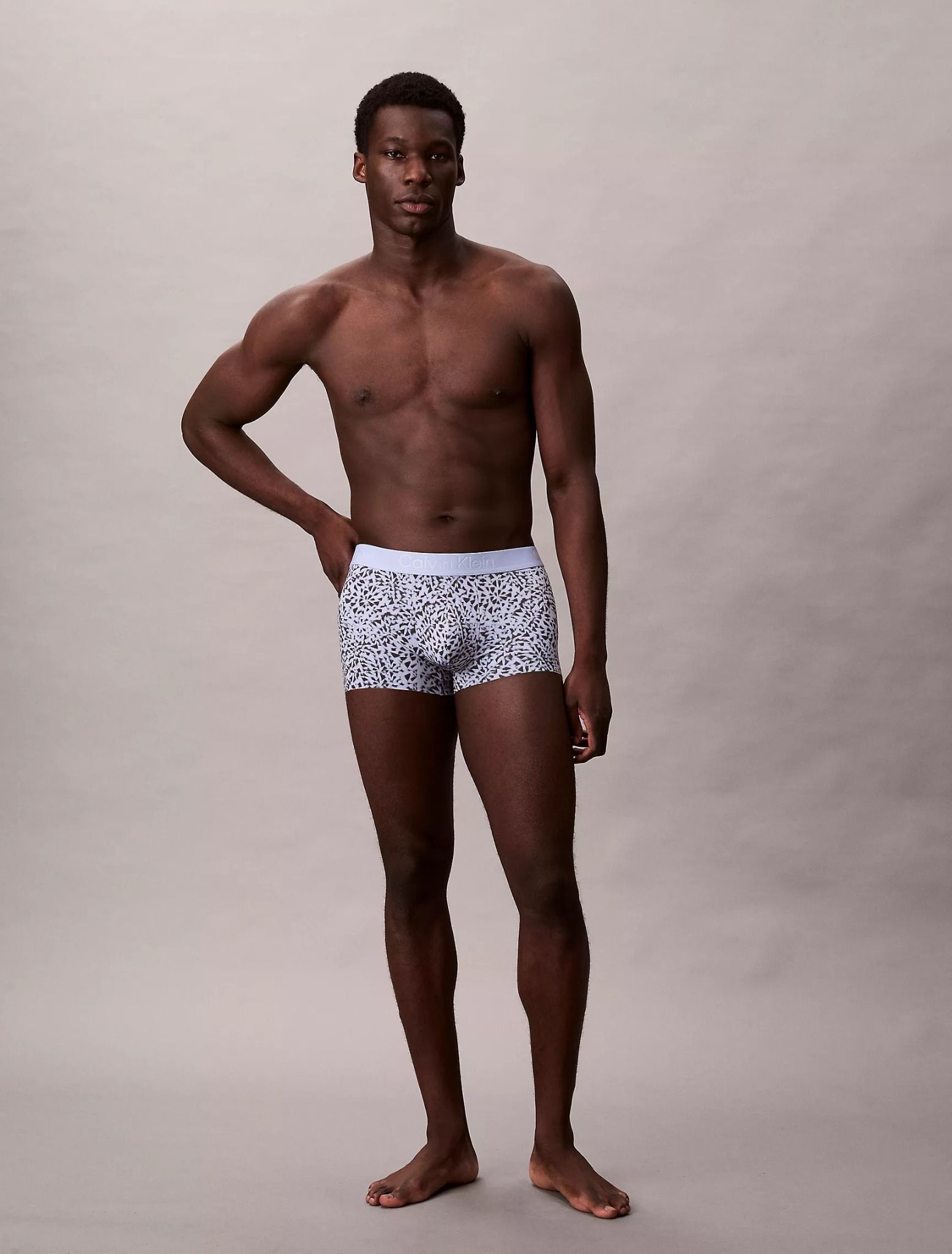 Calvin Klein - Quần lót nam CK Black Print Low Rise Trunk