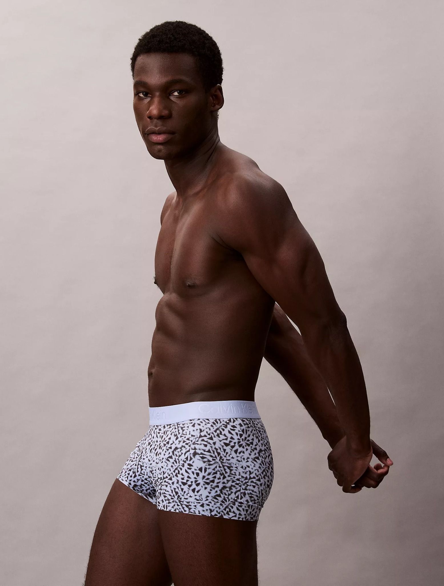 Calvin Klein - Quần lót nam CK Black Print Low Rise Trunk