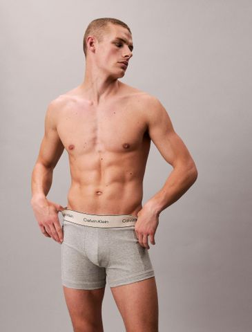 Calvin Klein - Bộ 3 quần lót nam Heritage Cotton Stretch 3-Pack Trunk - 2