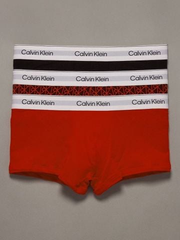 Calvin Klein - Bộ 3 quần lót nam Icon Cotton Stretch Low Rise Trunk