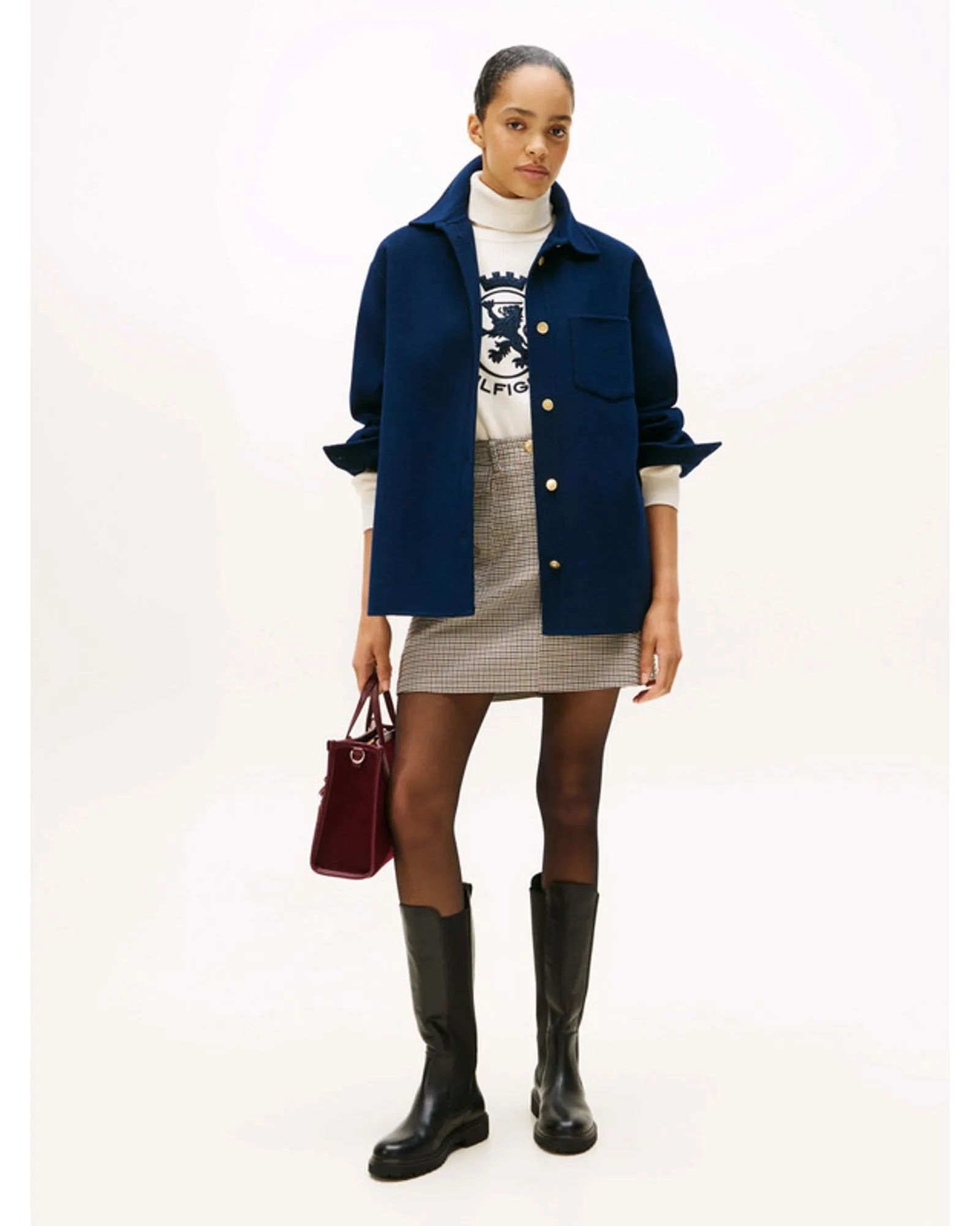 Tommy Hilfiger - Váy nữ Patterned Mini Skirt