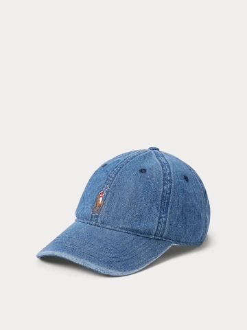 Ralph Lauren - Nón Lưỡi Trai Nam Indigo Denim Ball Cap
