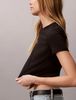 Calvin Klein - Áo Thun Tay Ngắn Nữ Short Sleeve Logo Cropped Tee