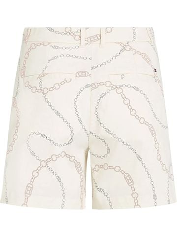 Tommy Hilfiger - Quần ngắn nữ Cotton Twill Straight Shorts - 3