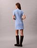 Calvin Klein - Đầm dệt kim nữ Tech Knit 1/4 Zip Mini Sweater Dress