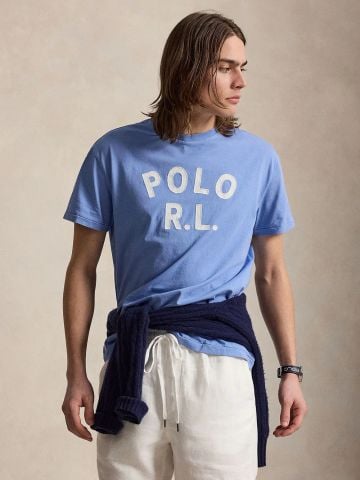 Ralph Lauren - Áo Thun Tay Ngắn Nam Knit Logo Jersey T-Shirt