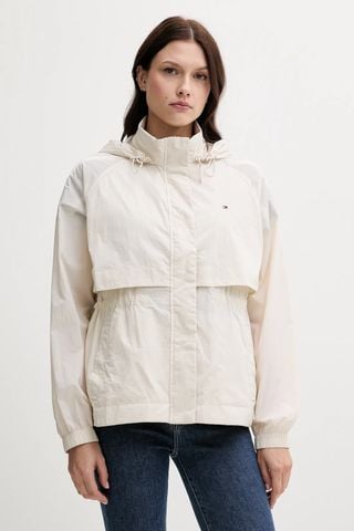 Tommy Hilfiger - Áo khoác tay dài nữ TH Nylon Packable Windbreaker Jacket
