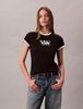 Calvin Klein - Áo thun thời trang nữ 1968 Logo Graphic Baby Tee