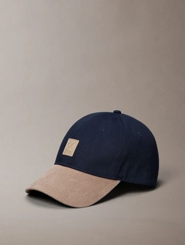 Calvin Klein - Nón Lưỡi Trai Nam Mixed Media Colorblock