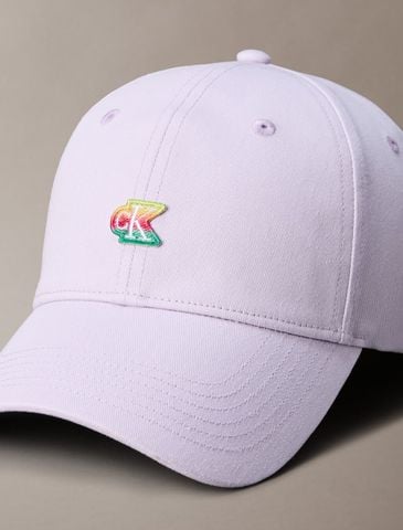 Calvin Klein - Nón Lưỡi Trai Nam Cotton Twill Logo Cap - Pride - 2