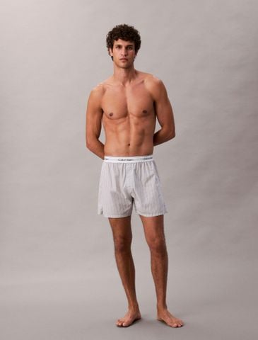 Calvin Klein - Quần ngủ nam Cotton Poplin Boxer