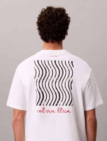 Calvin Klein - Áo Thun Tay Ngắn Nam 1989 Logo Graphic Relaxed T-Shirt