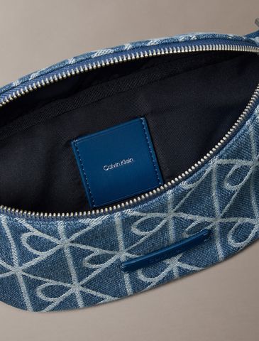Calvin Klein - Túi Bao Tử Nam Denim Logo Jacquard Bum Bag