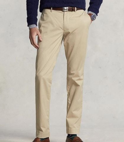 Ralph Lauren - Quần Kaki Dài Nam Stretch Slim Chinos Khaki