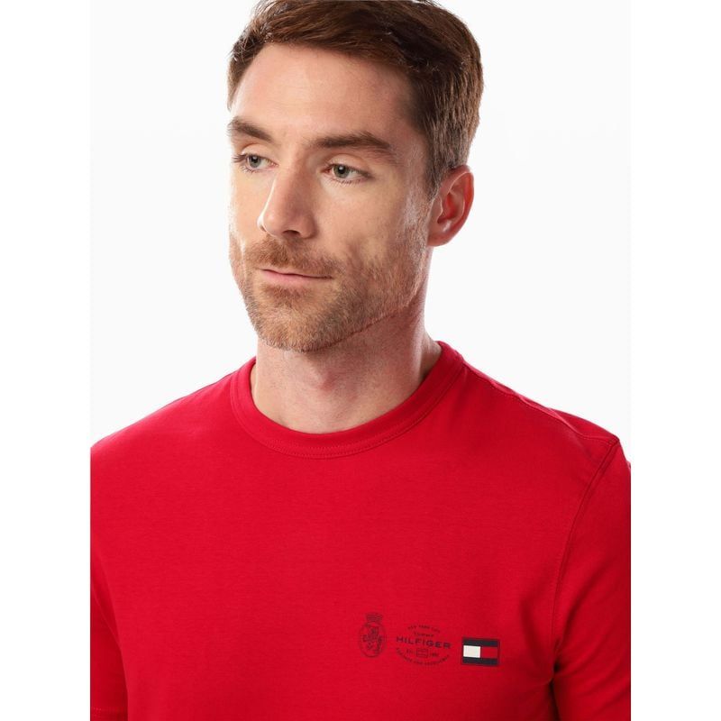 Tommy Hilfiger - Áo thun tay ngắn nam Logo Crew Neck T-Shirt
