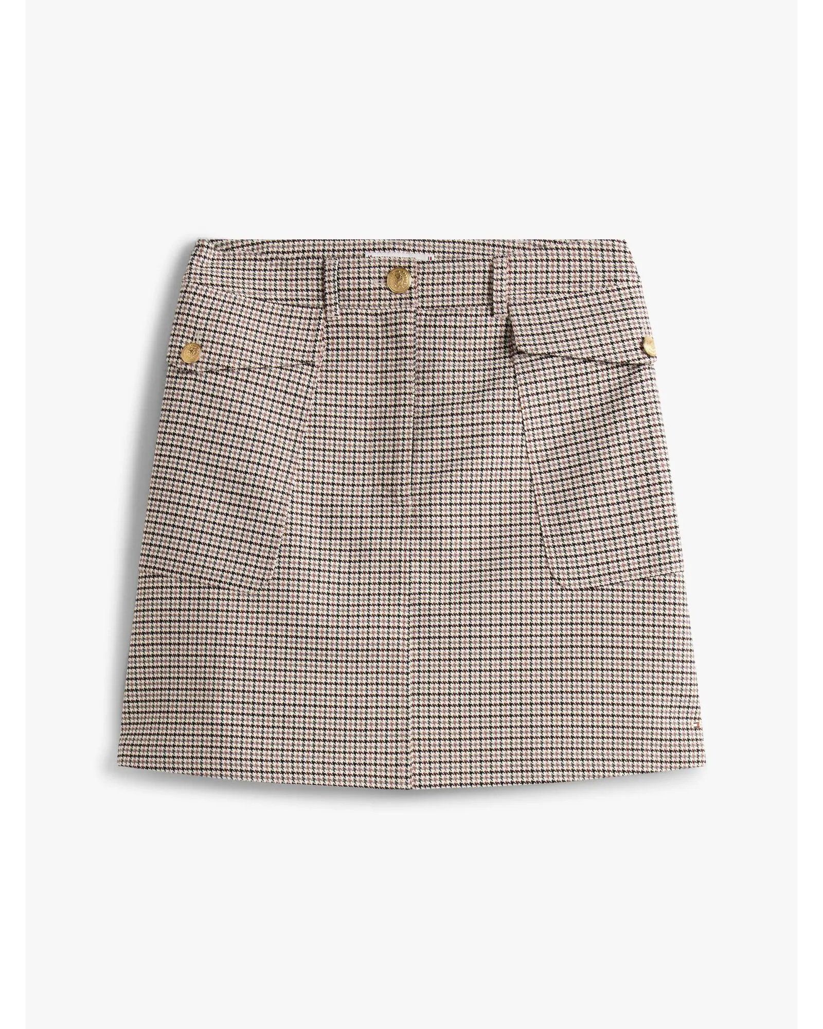 Tommy Hilfiger - Váy nữ Patterned Mini Skirt