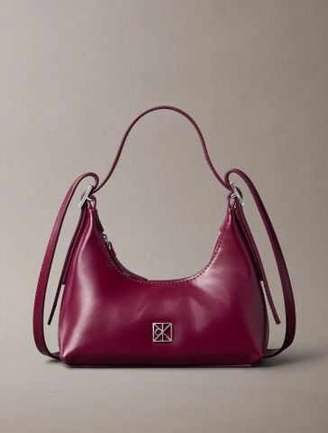Calvin Klein - Túi Đeo Vai Nữ Emblem HW Leather Mini Shoulder Bag