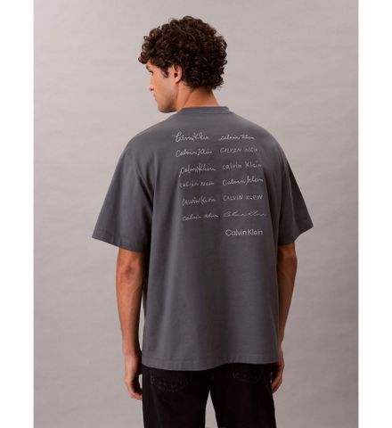 Calvin Klein - Áo Thun Tay Ngắn Nam 16S April Graphic Seasonal