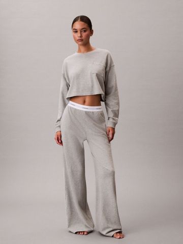 Calvin Klein - Quần ngủ dài nữ Logo Cotton Jersey Pyjama Pants