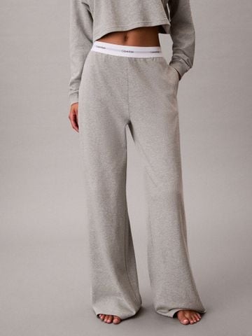 Calvin Klein - Quần ngủ dài nữ Logo Cotton Jersey Pyjama Pants
