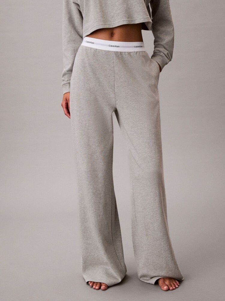 Calvin Klein - Quần ngủ dài nữ Logo Cotton Jersey Pyjama Pants