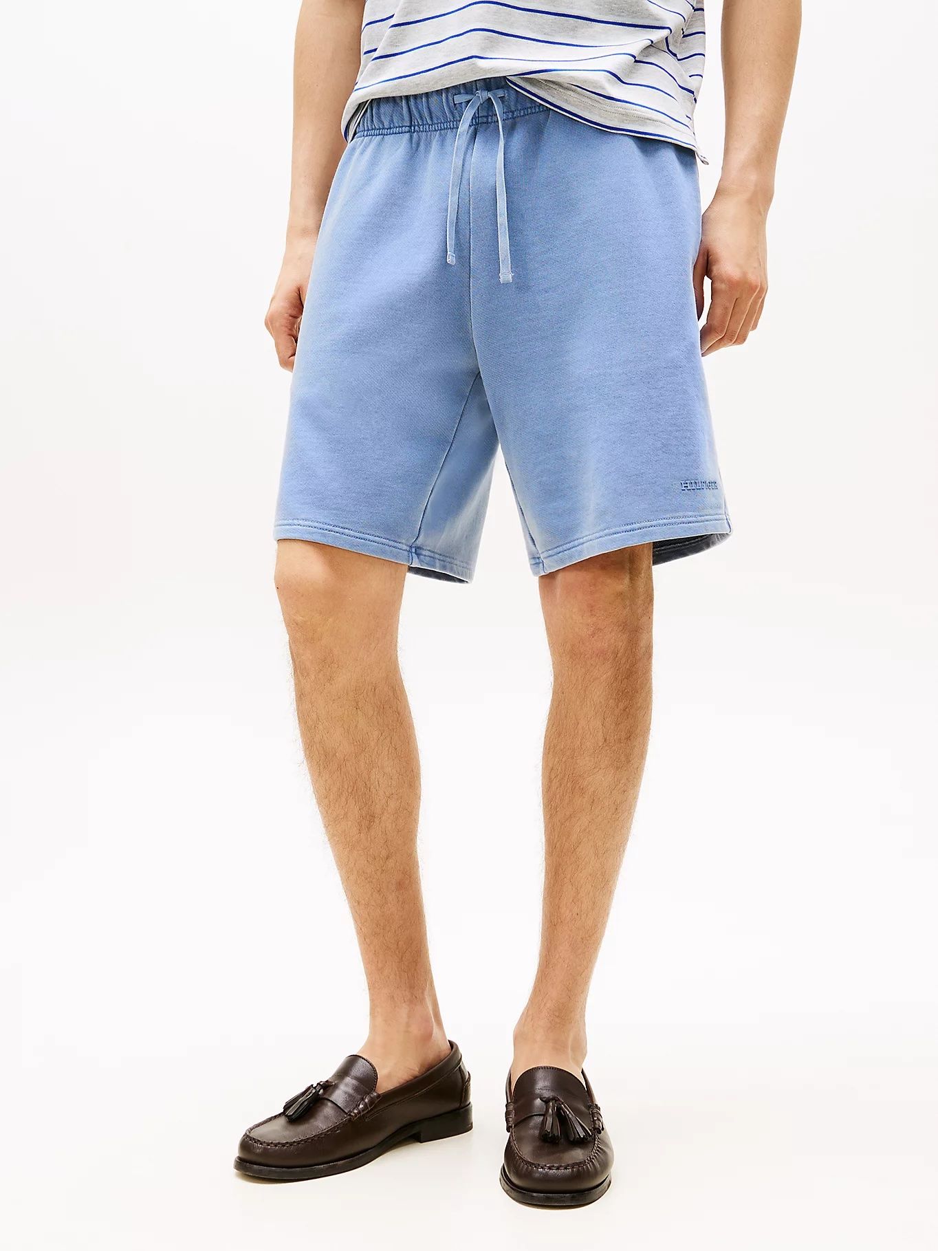 Tommy Hilfiger - Quần ngắn nam Logo Embroidery Washed Sweat Shorts
