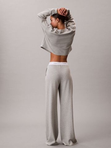 Calvin Klein - Quần ngủ dài nữ Logo Cotton Jersey Pyjama Pants