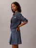 Calvin Klein - Váy Jean Nữ Pleated Denim Mini Skirt Tinte