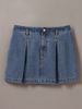 Calvin Klein - Váy Jean Nữ Pleated Denim Mini Skirt Tinte