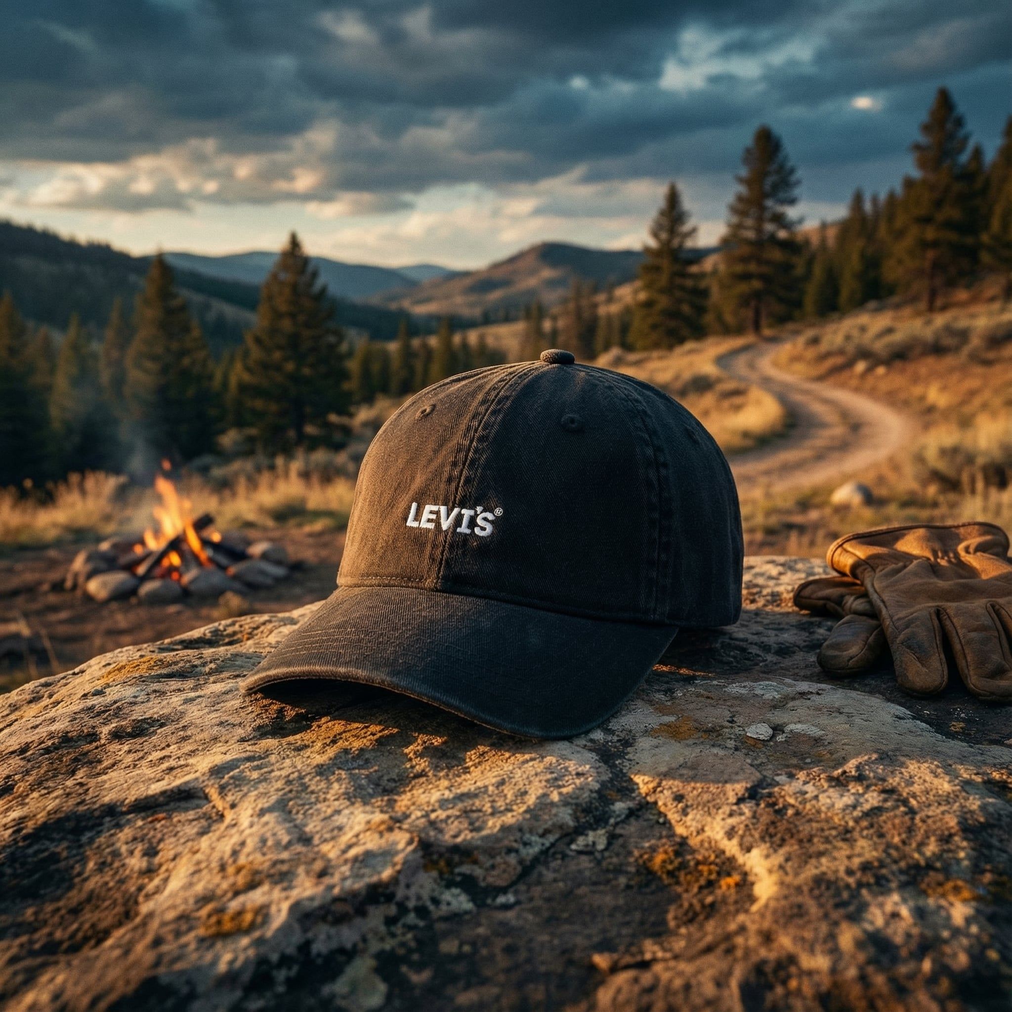 Levi's - Nón lưỡi trai nam Men's Headline Logo Cap