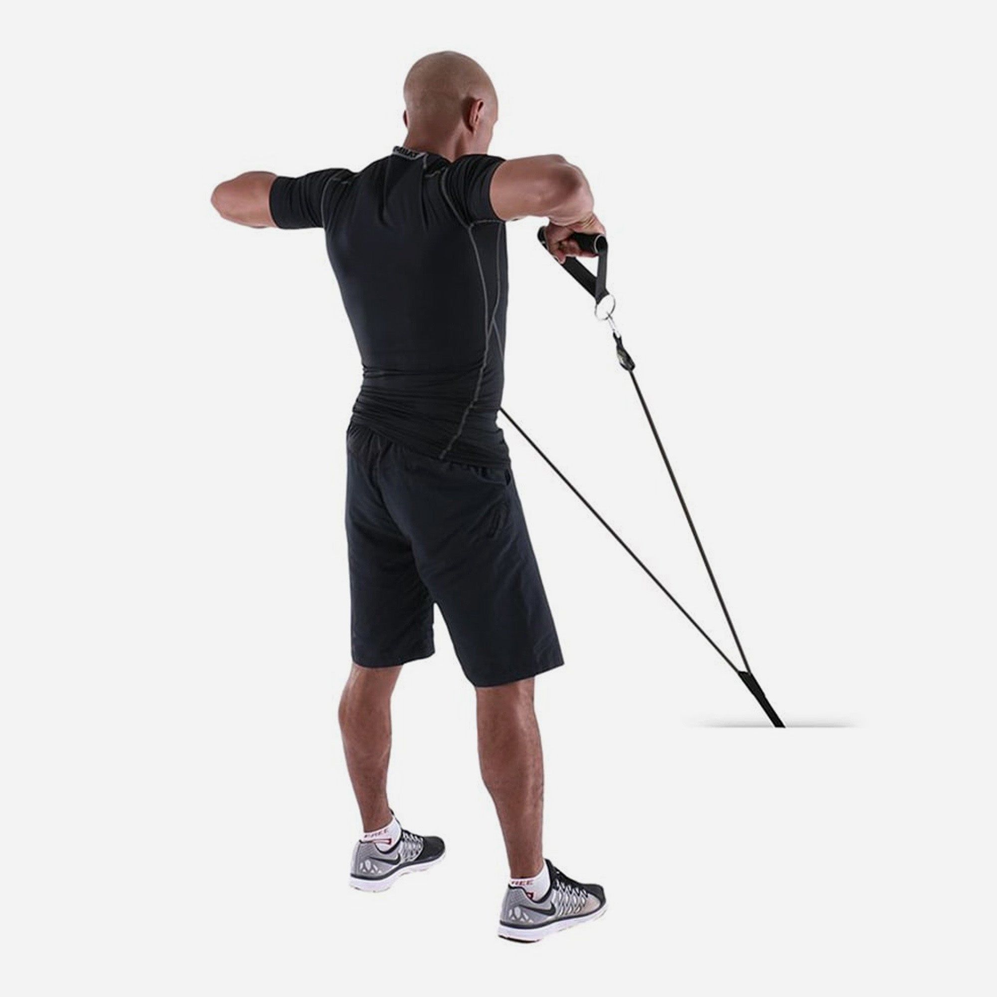 Ptp - Dụng cụ kháng lực tập gym nam nữ Powertube Elite Extreme Black Fitness