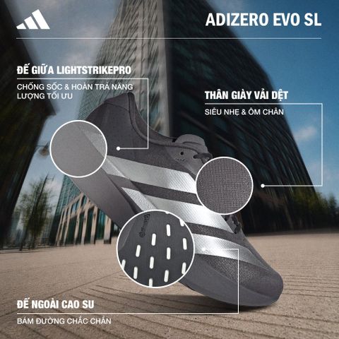 Adidas - Giày Chạy Bộ Nam Adizero Evo SL