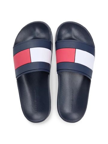 Tommy Hilfiger - Dép Quai Ngang Nam Flag Strap Pool Slides