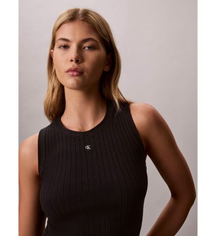 Calvin Klein - Áo Thun Ba Lỗ Nữ Cotton Rib Tank