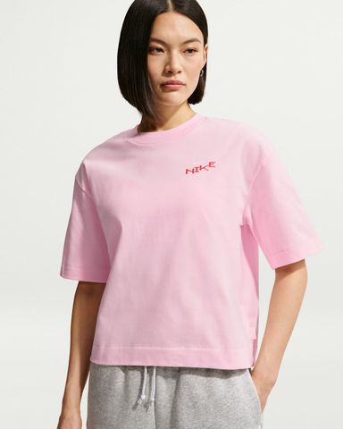 Nike - Áo Tay Ngắn Thể Thao Nữ Women's Oversized Mid-Cropped T-Shirt