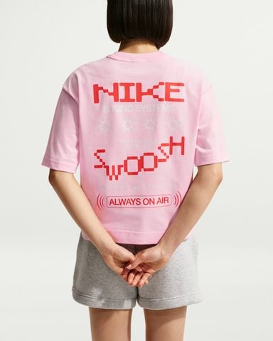 Nike - Áo Tay Ngắn Thể Thao Nữ Women's Oversized Mid-Cropped T-Shirt