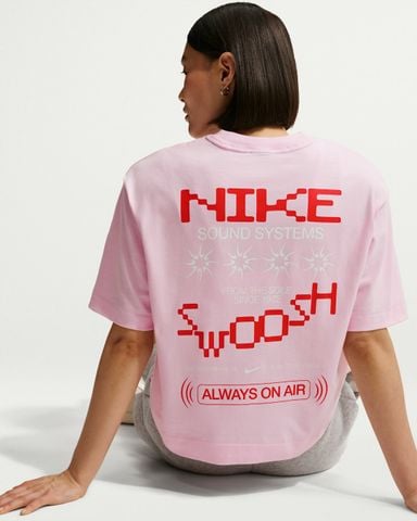 Nike - Áo Tay Ngắn Thể Thao Nữ Women's Oversized Mid-Cropped T-Shirt