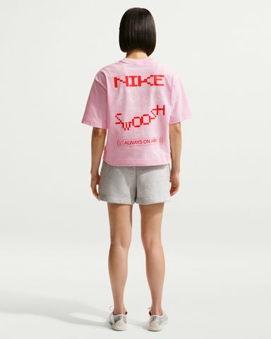 Nike - Áo Tay Ngắn Thể Thao Nữ Women's Oversized Mid-Cropped T-Shirt