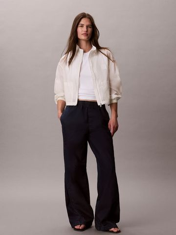 Calvin Klein - Quần Jean Ống Rộng Nữ Denim Parachute Pants