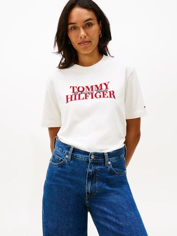 Tommy Hilfiger - Áo Thun Tay Ngắn Nữ Classic Modern Crewneck Short Sleeve Tee