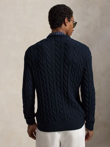Ralph Lauren - Áo Len Nam Cable-Knit Cotton Sweater